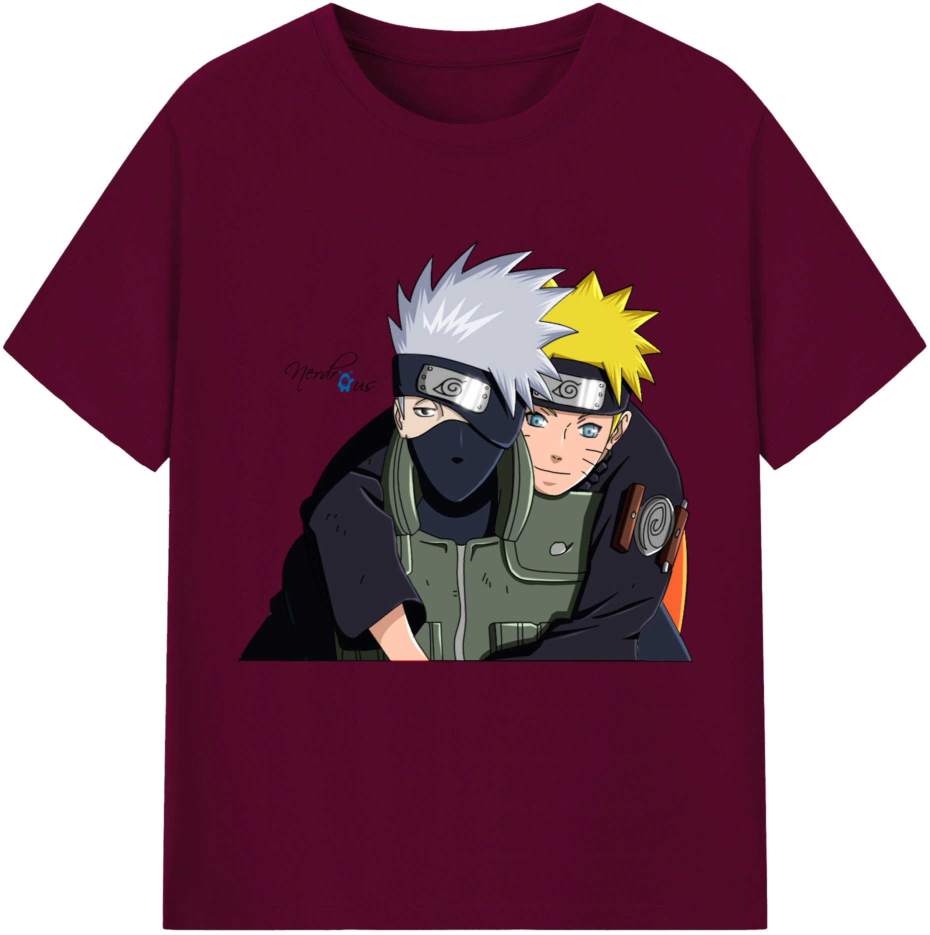 （画像用） NARUTO -ナルト- はたけ カカシ Hatake Kakashi レディースカジュアルプリントTシャツ（綿100％）